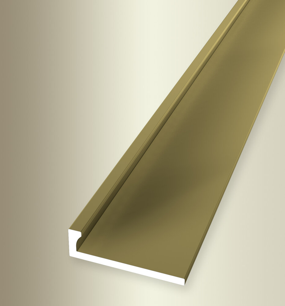 KÜBERIT Ungestanztes Profil 4,5 mm Typ 302 U, 250 cm, gold (F5)