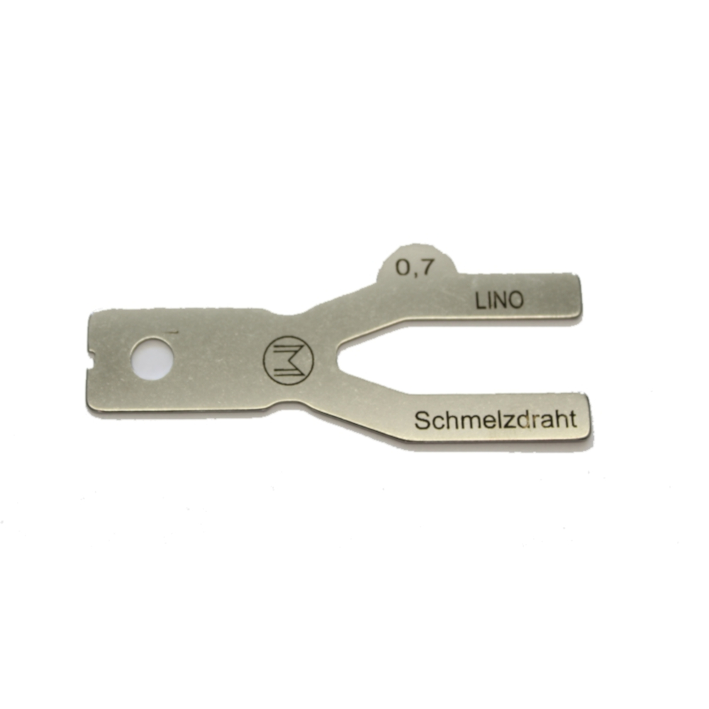 Mozart Distanzgabel 0,7 mm für Mozart Abstoßmesser, 60 x 21 x 0.70 mm LINO Mozart Distanzgabel 0,7 mm für Mozart Abstoßmesser, 60 x 21 x 0.70 mm LINO