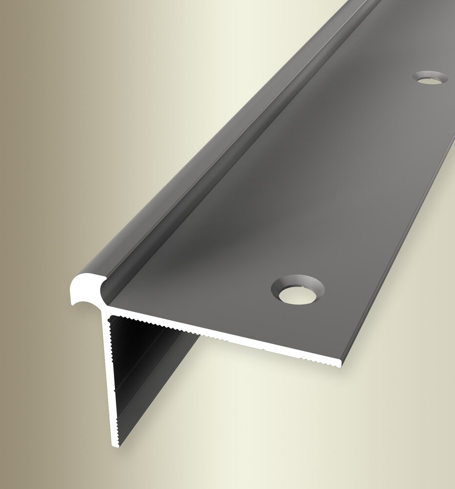 Küberit Alu Treppenkantenprofil Typ 873, 250 cm, edelstahloptik (F2) Küberit Alu Treppenkantenprofil Typ 873, 250 cm, edelstahloptik (F2)