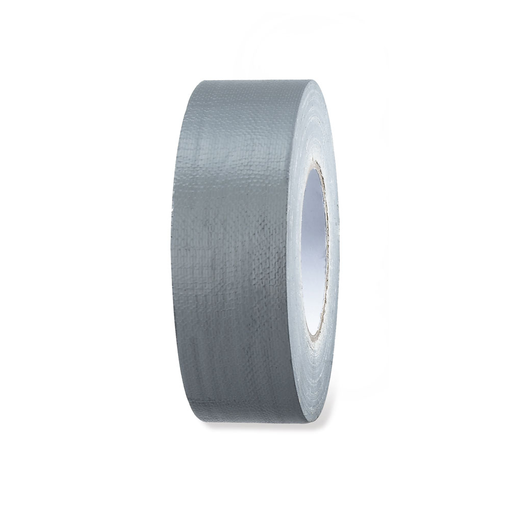 Gewebe-Reparaturband (Steinband) 50 m x 50 mm, silber Gewebe-Reparaturband (Steinband) 50 m x 50 mm, silber