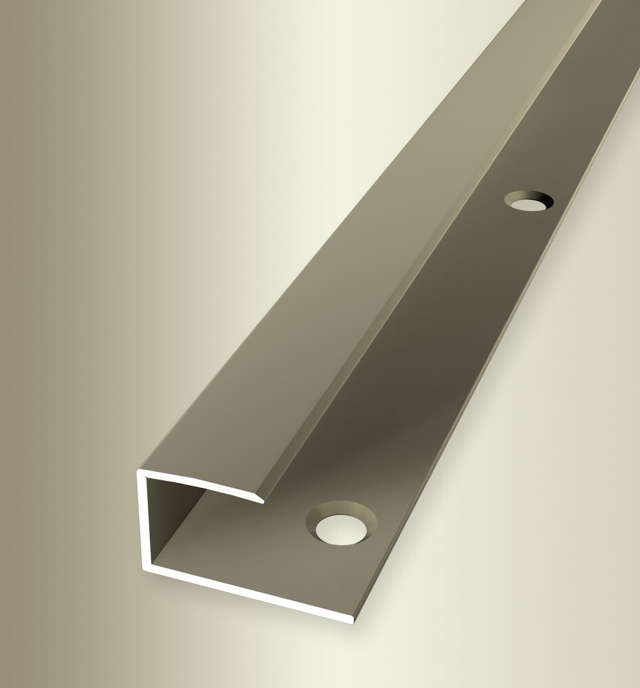 Küberit Alu Einfassprofil Typ 012, 270 cm, sand (F9)