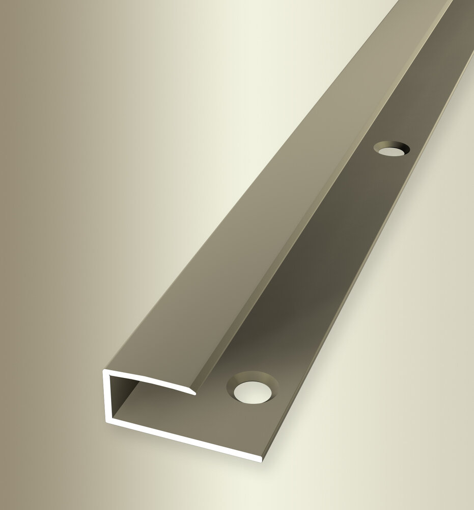 Küberit Alu Einfassprofil Typ 011, 270 cm, sand (F9)