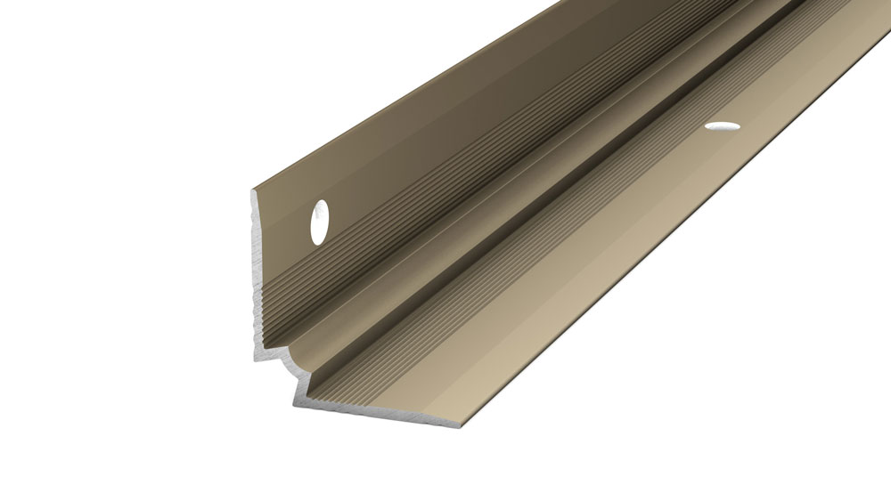 PRINZ Alu Treppenkanteninnenwinkel Nr. 106, 25 x 25 mm, 250 cm, edelstahloptik matt