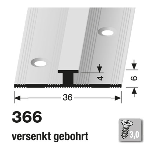 Küberit Einfassprofil 4 mm, Typ 366