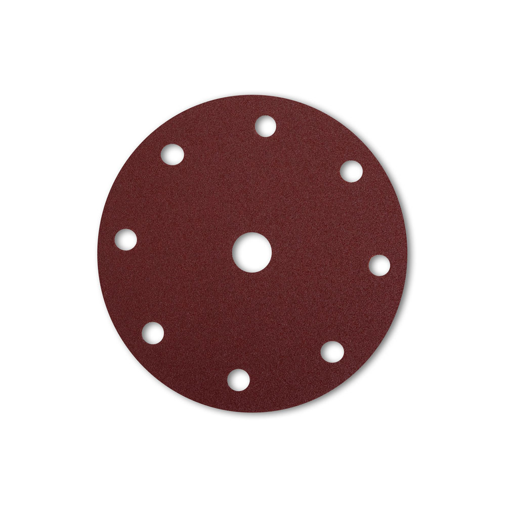 STARCKE Klettscheiben Ø 150 mm 732EK 8+1 Loch, Form 617, Korn 024 STARCKE Klettscheiben Ø 150 mm 732EK 8+1 Loch, Form 617, Korn 024