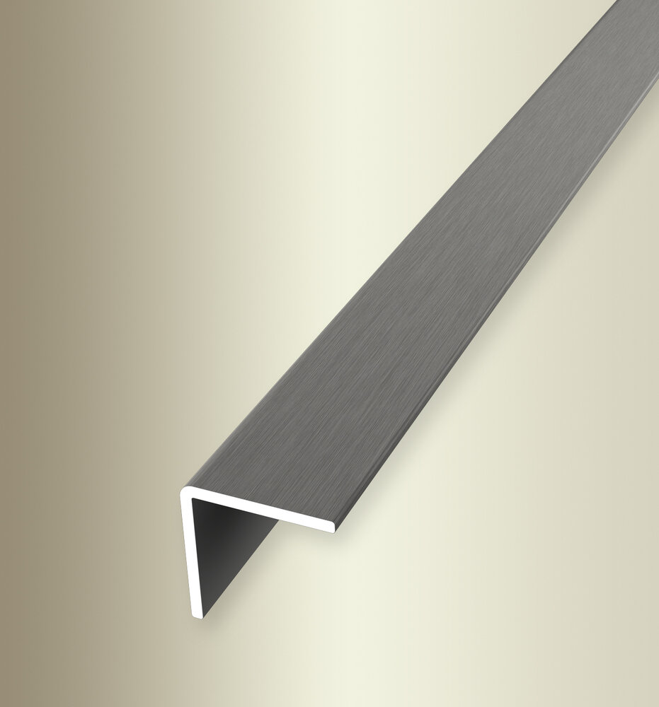 Küberit Winkelprofil 16 x 16 mm Typ 277 U, 250 cm, edelstahloptik (F2G) Küberit Winkelprofil 16 x 16 mm Typ 277 U, 250 cm, edelstahloptik (F2G)
