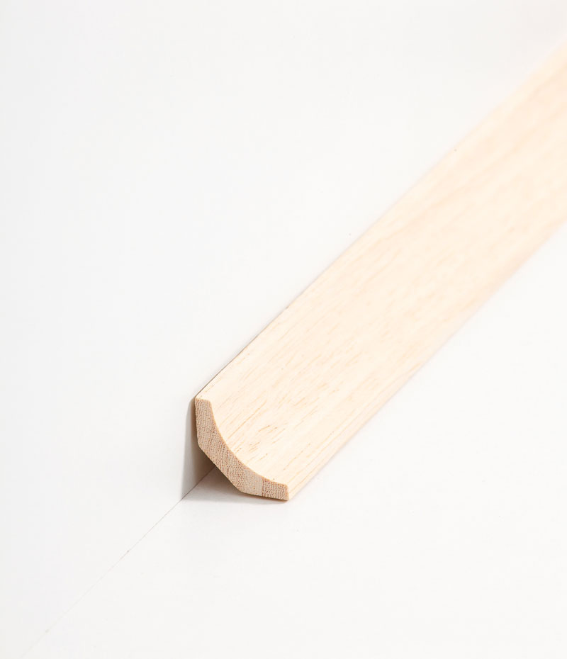 SÜDBROCK Hohlkehlleiste Ramin 20 x 20 mm, roh, Längen á 200 cm SÜDBROCK Hohlkehlleiste Ramin 20 x 20 mm, roh, Längen á 200 cm
