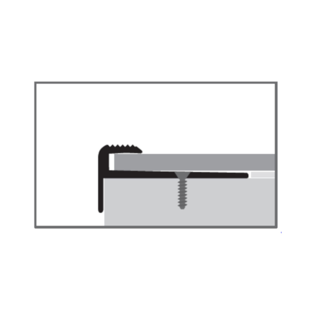 Küberit Alu Einfassprofil Typ 809, 250 cm, sand (F9)