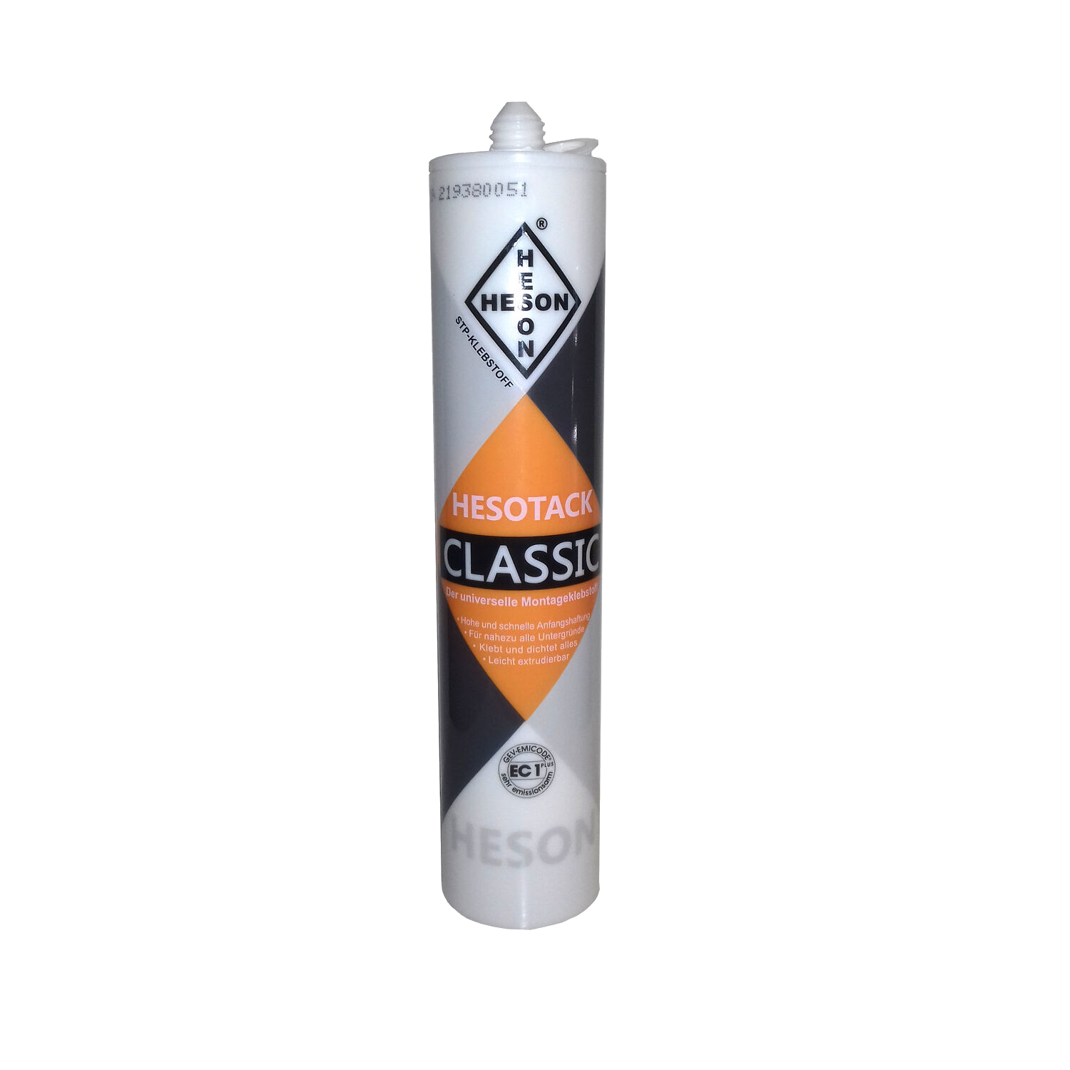 Heso-Tack-Classic Montageklebstoff auf ST-Polymerbasis 290 ml. weiß Heso-Tack-Classic Montageklebstoff auf ST-Polymerbasis 290 ml. weiß