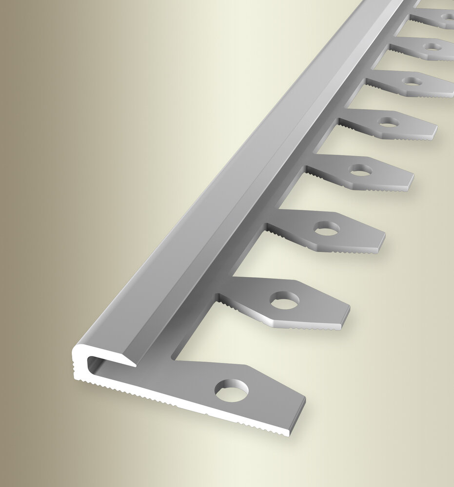 Küberit Alu Biegbares Einfassprofil Typ 801 EB, 3 mm, 250 cm, silber (F4) Küberit Alu Biegbares Einfassprofil Typ 801 EB, 3 mm, 250 cm, silber (F4)