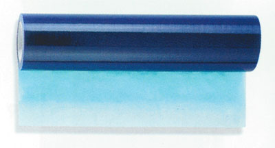 Glasschutzfolie 500 mm x 100 m blau ca. 50 my