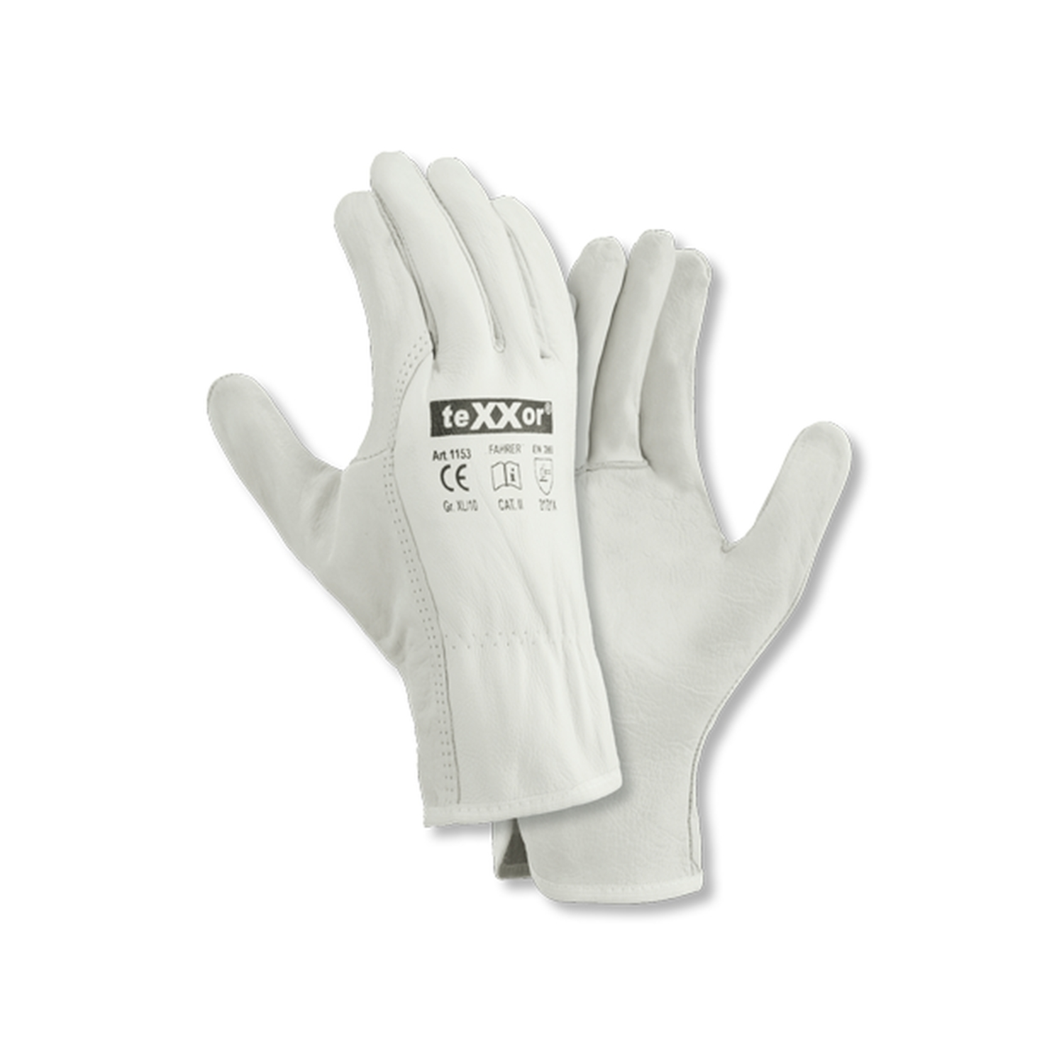 teXXor® Rindnappaleder-Handschuh FAHRER, natur, ungefüttert, Gr. 08 teXXor® Rindnappaleder-Handschuh FAHRER, natur, ungefüttert, Gr. 08