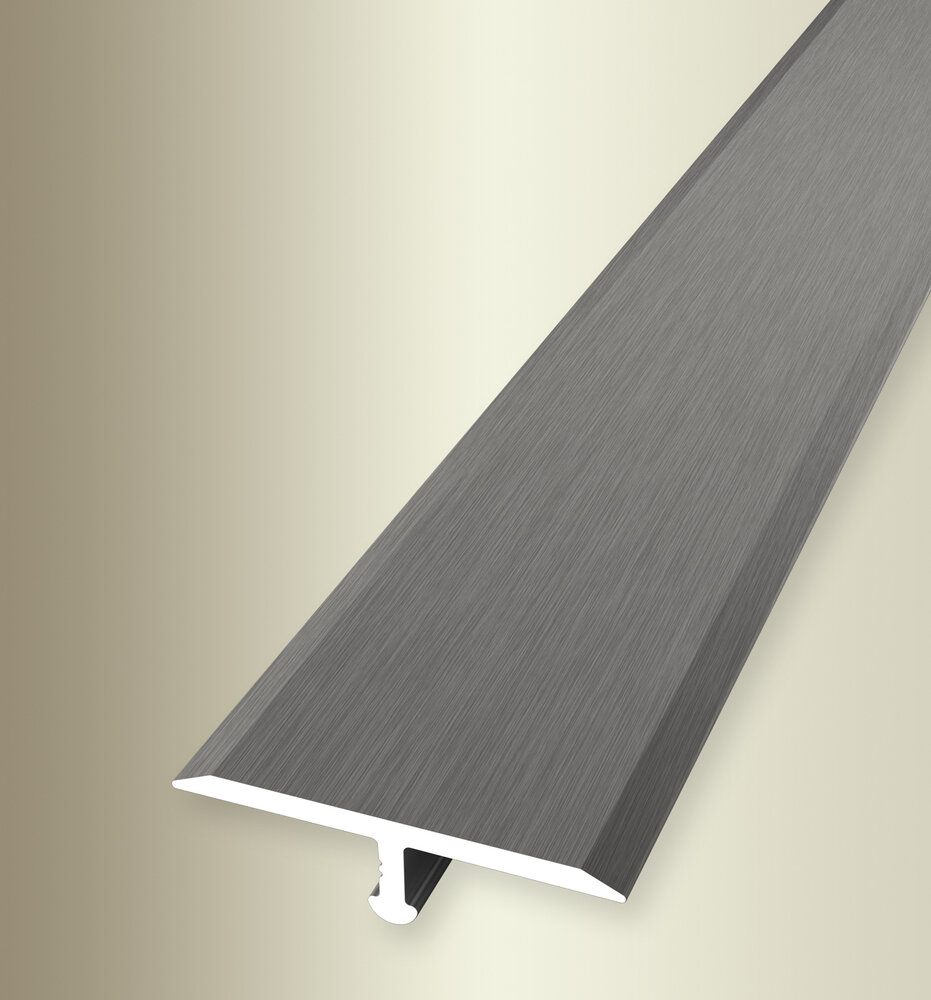 Küberit biegbares T-Profil Typ 295, 270 cm, edelstahloptik (F2G) Küberit biegbares T-Profil Typ 295, 270 cm, edelstahloptik (F2G)