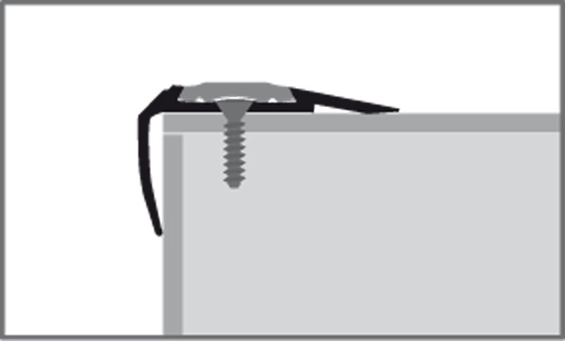 Küberit Alu Winkelprofil Typ 707 A, 250 cm, silber (F4) Küberit Alu Winkelprofil Typ 707 A, 250 cm, silber (F4)