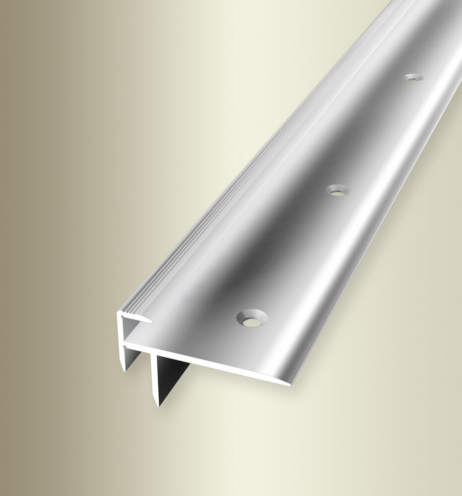 Küberit Alu Treppenkantenprofil Typ 830, 250 cm, poliert (F3) Küberit Alu Treppenkantenprofil Typ 830, 250 cm, poliert (F3)