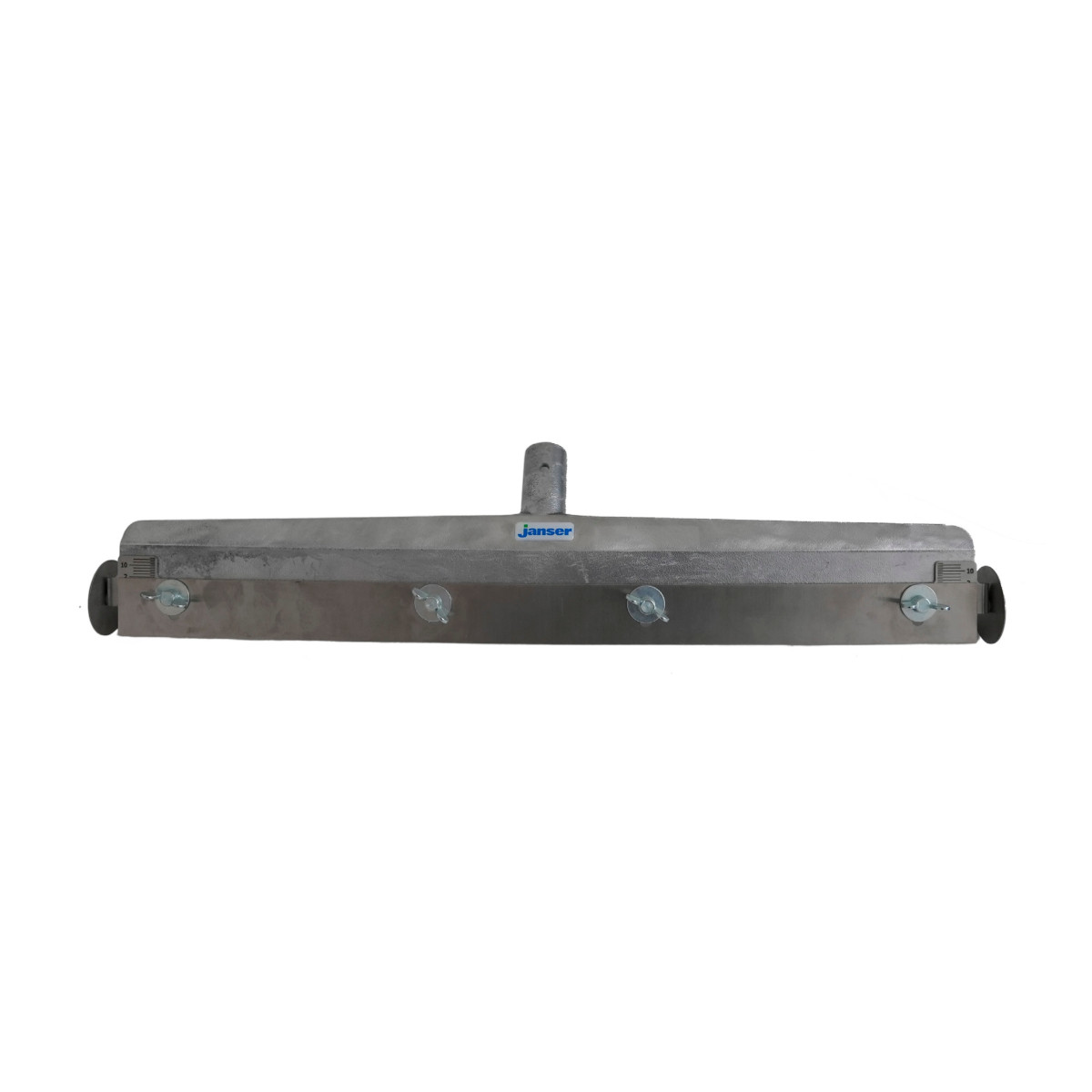 Janser Rakel mit Rollen 80 cm, 1 bis 17 mm - für faserarmierte Spachtelmassen Janser Rakel mit Rollen 80 cm, 1 bis 17 mm - für faserarmierte Spachtelmassen