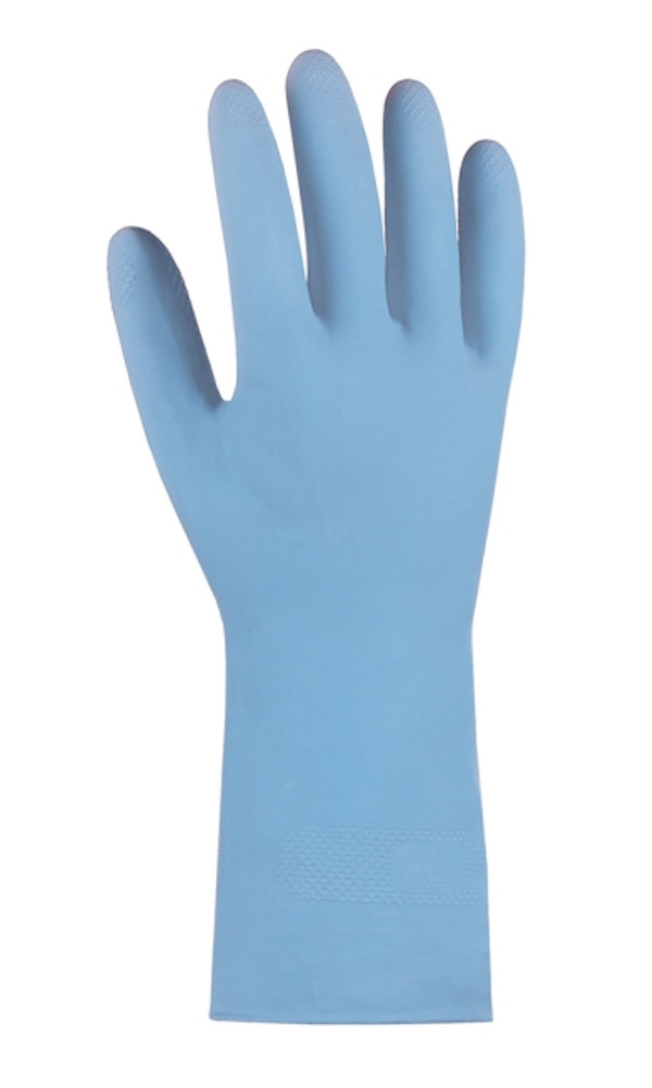 Haushaltshandschuhe, Naturlatex, blau, TOP-Qualität, Gr. L