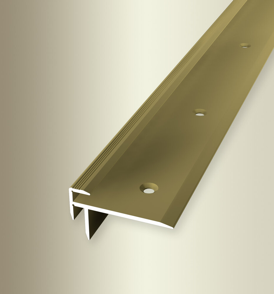 Küberit Treppenkantenprofil Typ 826, 250 cm, gold (F5)