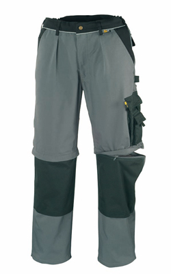 Bundhose 2 in 1 grau/schwarz, Gr. 58
