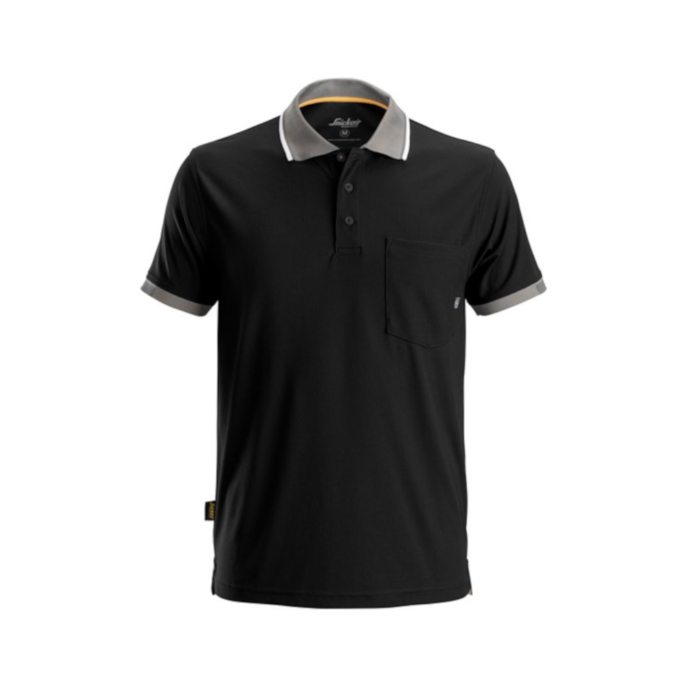 Snickers 2724 AllroundWork Poloshirt schwarz, Gr. XXXL