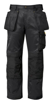 Bundhose DuraTwillT Gr. 160 schwarz m. Holstertaschen