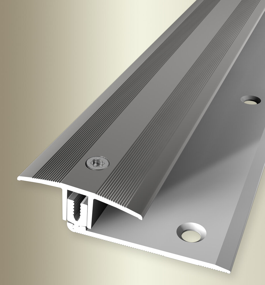 Küberit Übergangsprofil PPS®-Champion flex Typ 888, 100 cm, edelstahloptik (F2) Küberit Übergangsprofil PPS®-Champion flex Typ 888, 100 cm, edelstahloptik (F2)