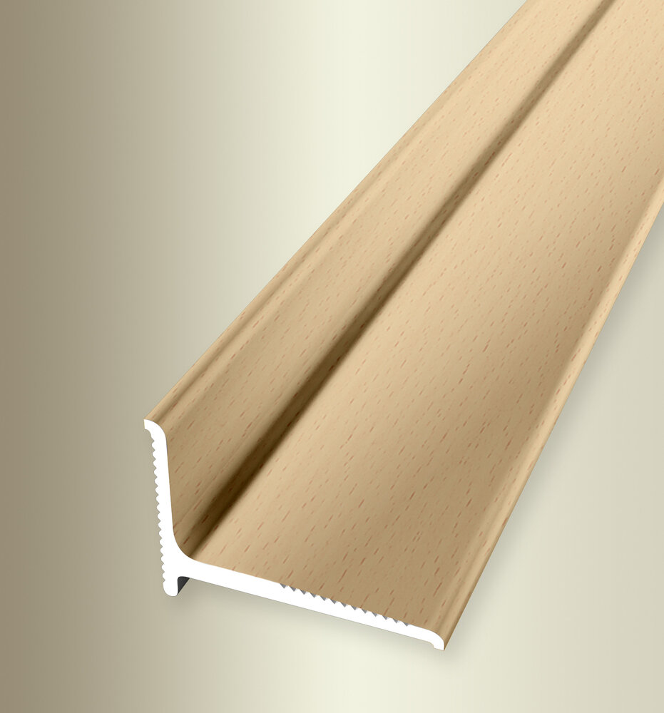 KÜBERIT Alu Abschlussprofil Typ 369HSK 270 cm, Buche_hell (H22)