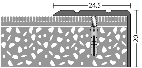 PRINZ Alu Winkelprofil Nr. 162, 24,5 x 20 mm, 100 cm, silber PRINZ Alu Winkelprofil Nr. 162, 24,5 x 20 mm, 100 cm, silber