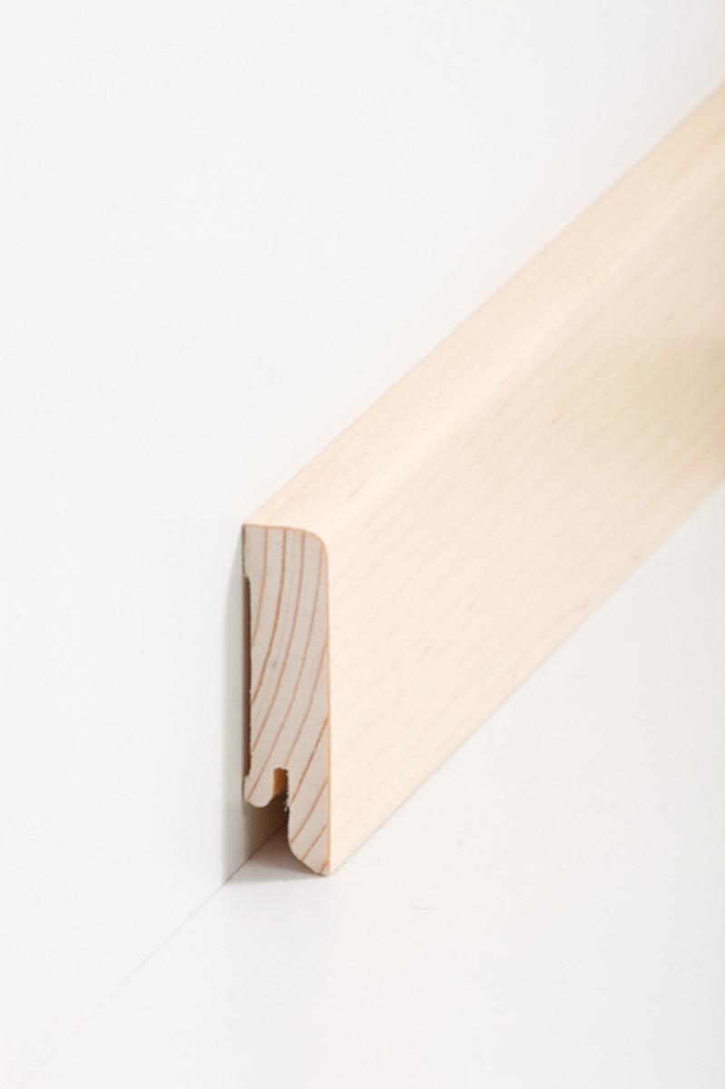 SÜDBROCK Holz-Fußleiste 16 x 60 mm, Echtholz furniert, Ahorn lackiert (05), Länge á 250 cm SÜDBROCK Holz-Fußleiste 16 x 60 mm, Echtholz furniert, Ahorn lackiert (05), Länge á 250 cm