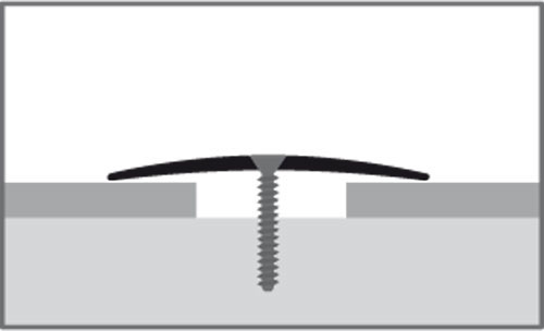Küberit Übergangsprofil Typ 465, 80 mm, 100 cm, sand (F9)