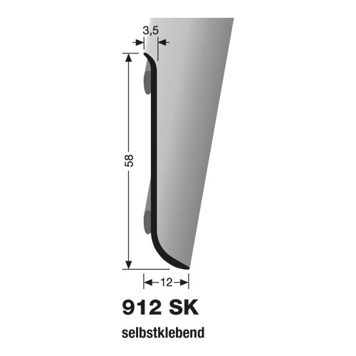 Küberit Alu Sockelleiste Typ 912 SK