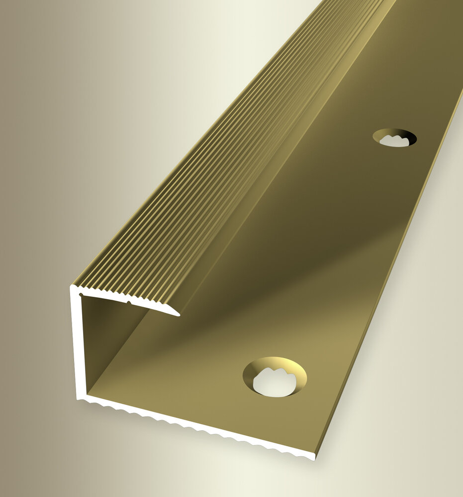 Küberit Alu Einfassprofil Typ 215, 14-15,2 mm, 270 cm, gold (F5)