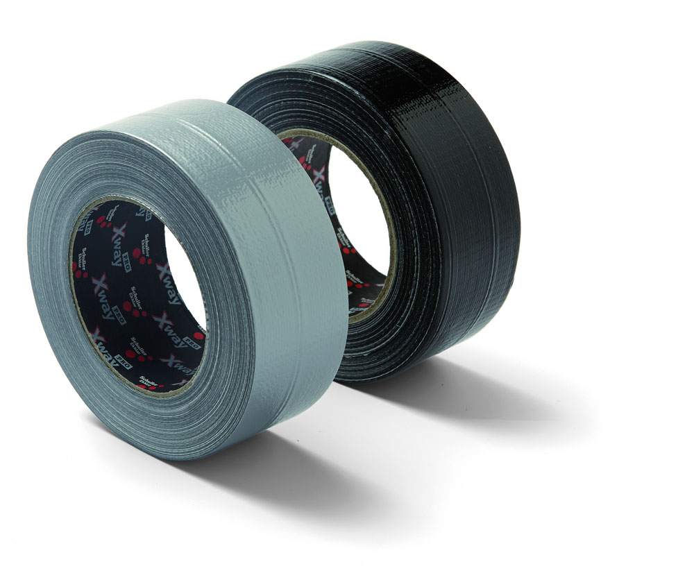 Schuller X-Way Gewebe-Reparaturband Profi (Steinband) 48 mm x 50 m, schwarz Schuller X-Way Gewebe-Reparaturband Profi (Steinband) 48 mm x 50 m, schwarz
