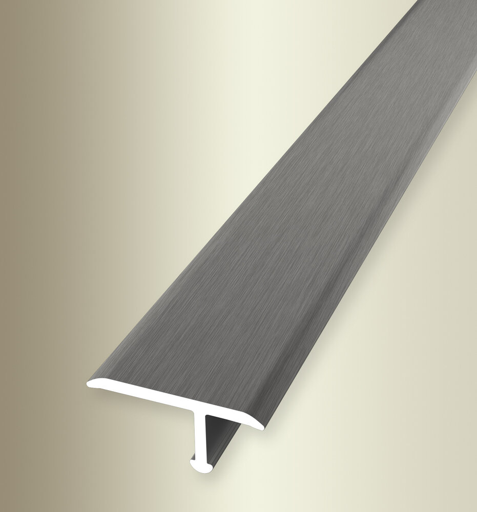 Küberit EB-Profil 20 x 12 x 8 mm Typ 291, 270 cm, edelstahloptik f.g. (F2G) Küberit EB-Profil 20 x 12 x 8 mm Typ 291, 270 cm, edelstahloptik f.g. (F2G)