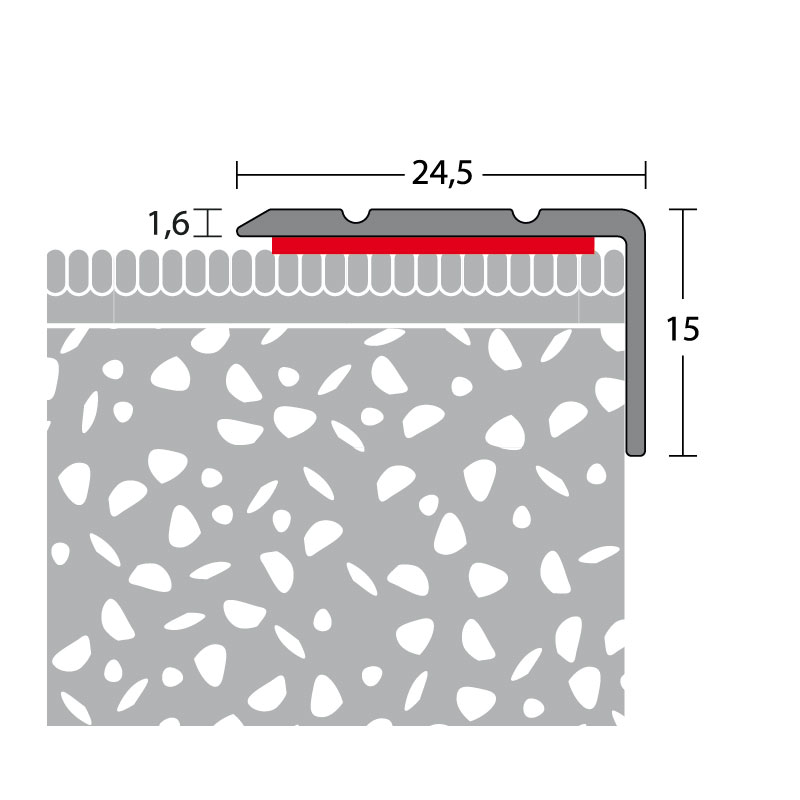 PRINZ Winkelprofil 24.5 x 15 mm Nr. 161 SK in verschiedenen Farben