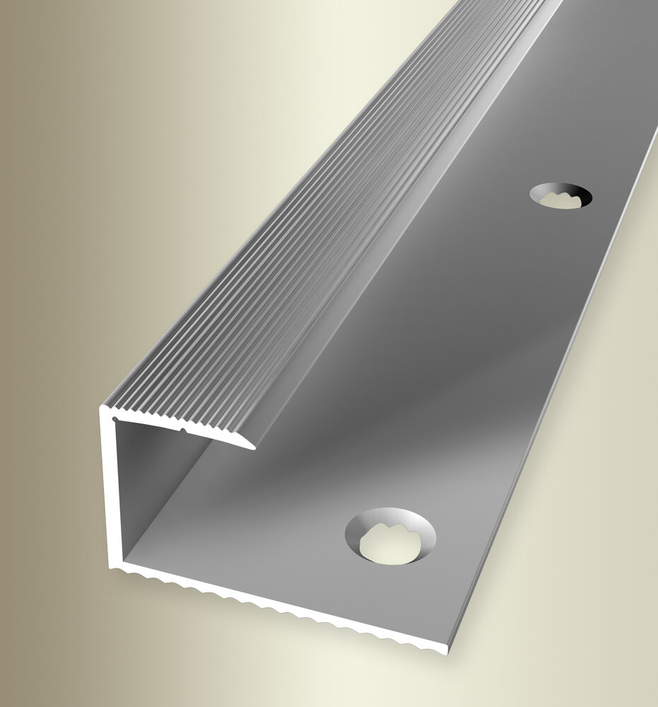 Küberit Alu Einfassprofil Typ 215, 14-15,2 mm, 270 cm, silber (F4)