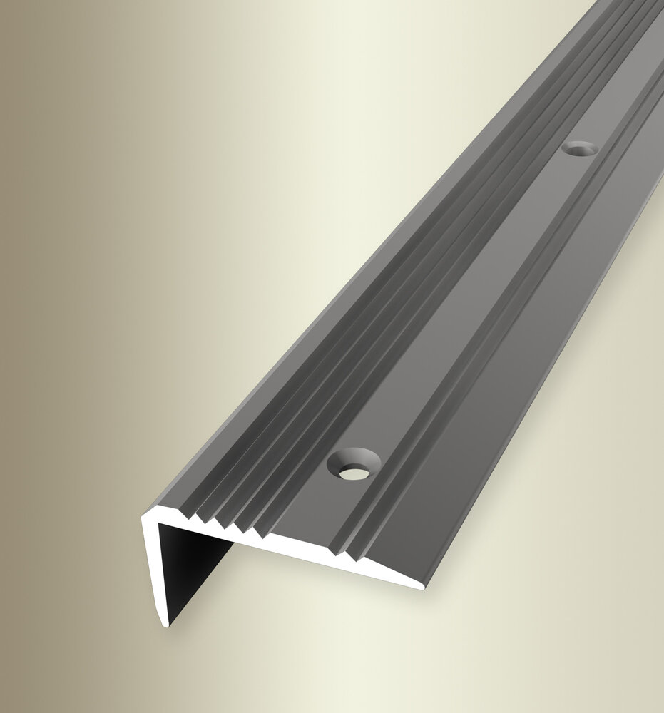 Küberit Alu Winkelprofil Typ 225, 43 x 23 mm, 100 cm, edelstahloptik (F2)