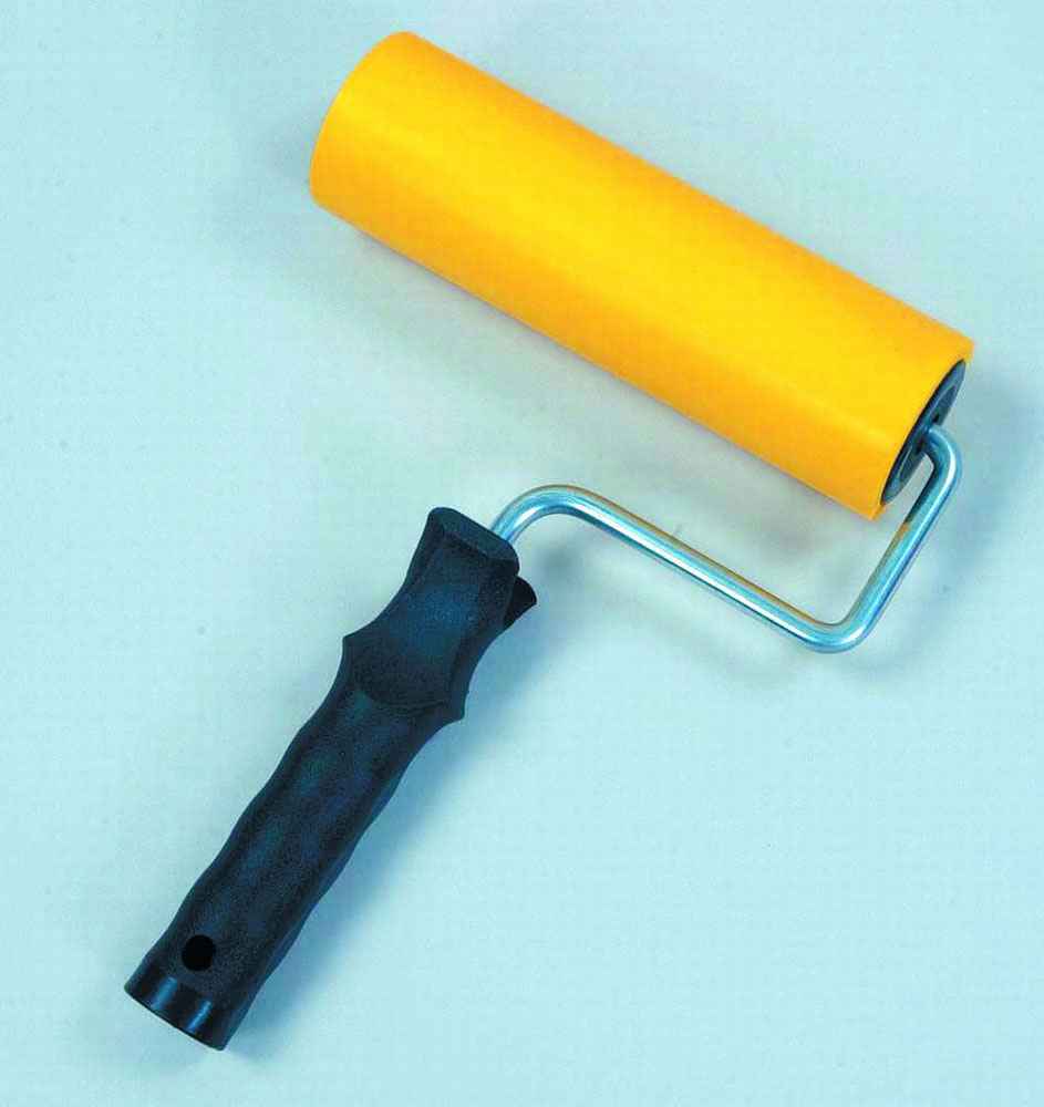 Friess Tapetenandrückroller (Andrückwalze) PUR-Gummi 18 cm, Friess Tapetenandrückroller (Andrückwalze) PUR-Gummi 18 cm,
