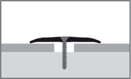 Küberit Übergangsprofil 36 mm Typ 440, 100 cm, silber (F4) Küberit Übergangsprofil 36 mm Typ 440, 100 cm, silber (F4)