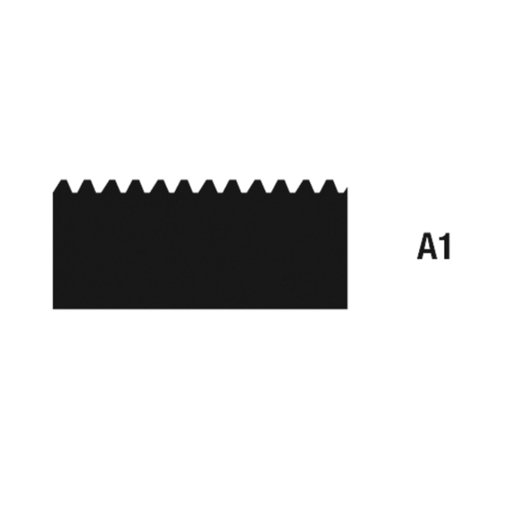 Wolff Zahnschienen (Zahnleisten) für Mutterspachtel 28 cm Zahnung A1, VE = 5 Stück Wolff Zahnschienen (Zahnleisten) für Mutterspachtel 28 cm Zahnung A1, VE = 5 Stück