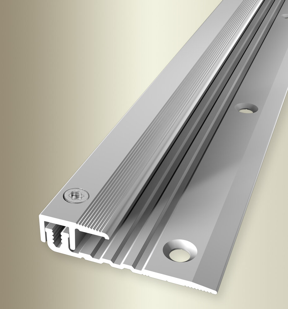 Küberit Abschlußprofil Typ 377, 4 - 9,5 mm, 270 cm, silber (F4)