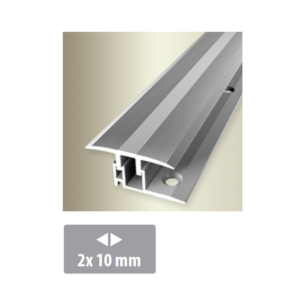 Küberit Übergangsprofil Euro-Clip Typ 588 XL, 100 cm, silber (F4) Küberit Übergangsprofil Euro-Clip Typ 588 XL, 100 cm, silber (F4)