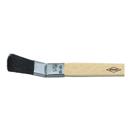 Wistoba Plattpinsel gebogen # 1009, reine schwarze Chinaborste