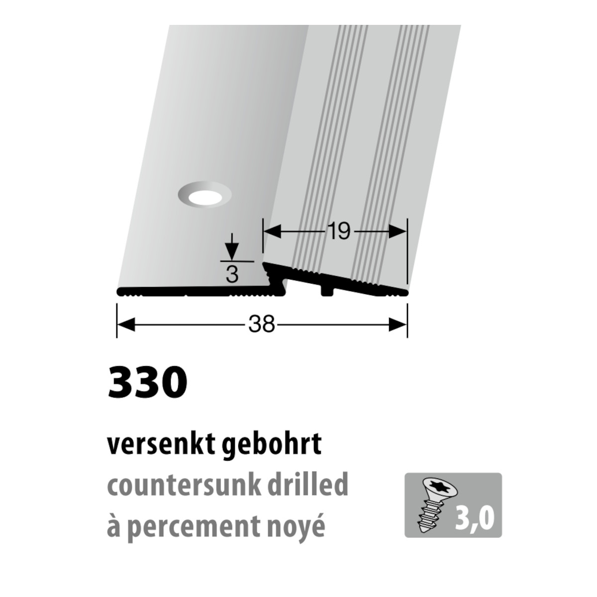 Küberit Rampenprofil Typ 330