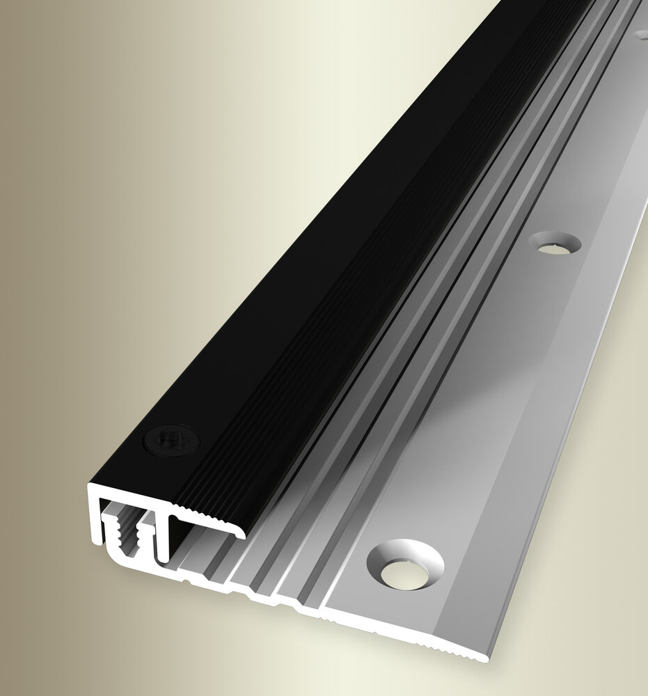 Küberit Abschlußprofil Typ 377, 4 - 9,5 mm, 270 cm, schwarz (F17) Küberit Abschlußprofil Typ 377, 4 - 9,5 mm, 270 cm, schwarz (F17)