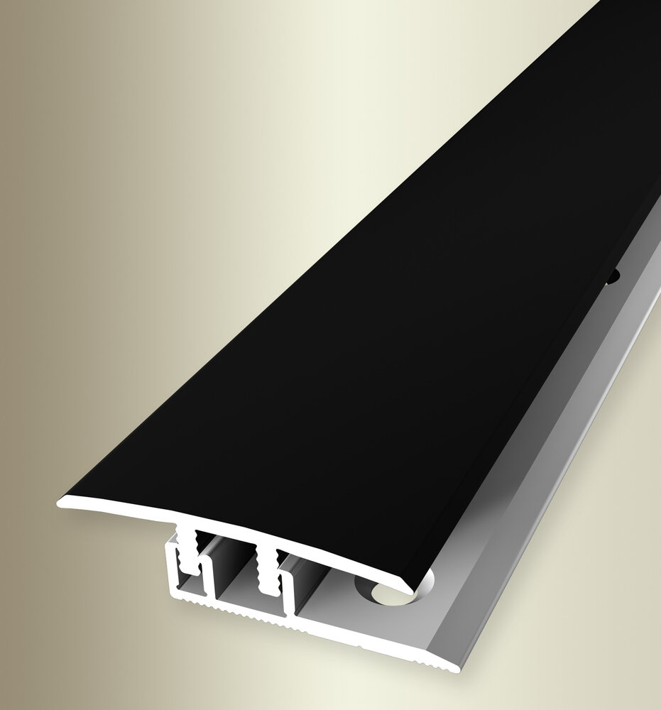 Küberit Übergangsprofil Typ 578 XL, 100 cm, schwarz pulverbschichtet (F16)