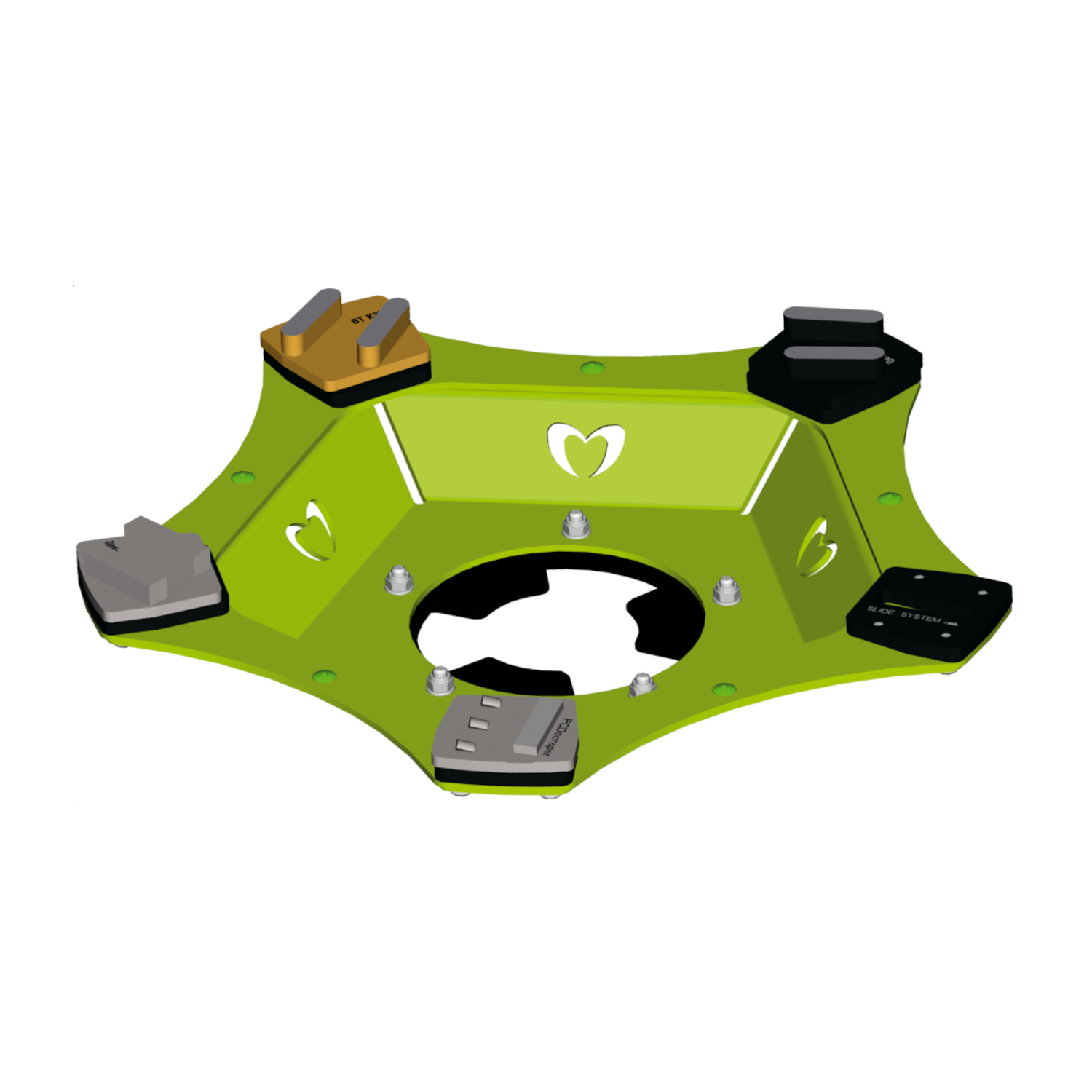 Wolff Diamantschleifteller Ninja komplett mit ES K20 Segmenten Wolff Diamantschleifteller Ninja komplett mit ES K20 Segmenten