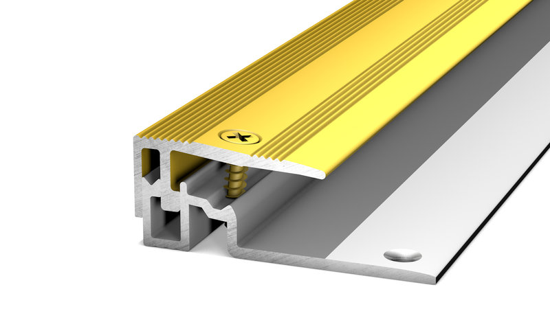 PRINZ PS400 Alu Abschlussprofil Nr. 407, 7 - 17,5 mm, 270 cm, gold