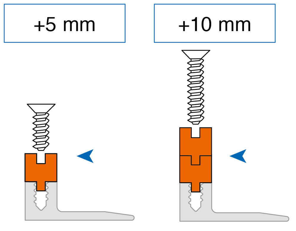Küberit PPS® Lifter für PPS® Profile - 1 Karte mit 6 Liftern Küberit PPS® Lifter für PPS® Profile - 1 Karte mit 6 Liftern
