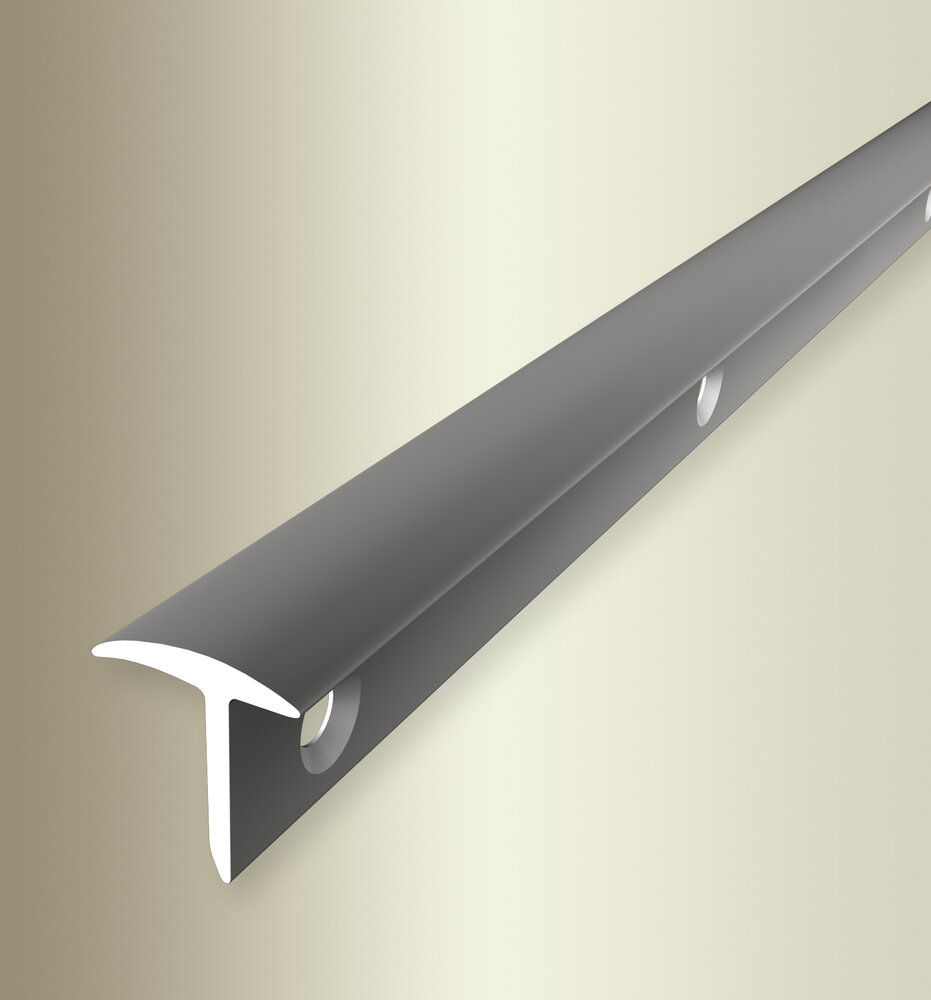 Küberit T-Profil Typ 294 500cm, edelstahl (F2) Küberit T-Profil Typ 294 500cm, edelstahl (F2)